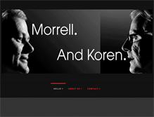 Tablet Screenshot of morrellandkoren.com.au